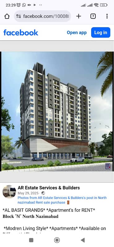 BLOCK-N BEAUTIFUL BRAND NEW APARTMENT*BOUNDARY WALL PROJECT AL BASIT GRAND* Apartment, NORTH NAZIMABAD