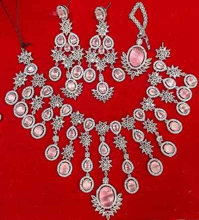 One carat Silver Set