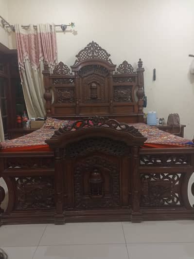 Chinioti Bed/Bed set/Double Bed/king size bed/Polish bed/luxury bed