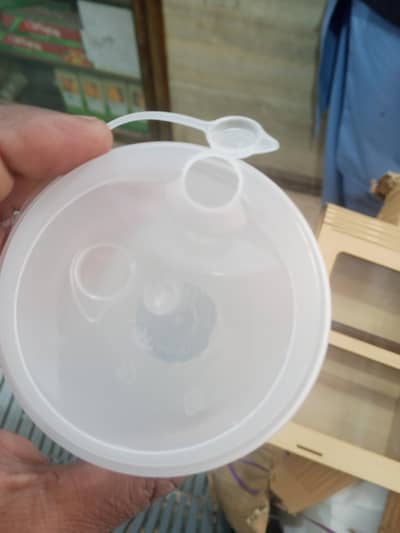 disposable Glass with capstraw