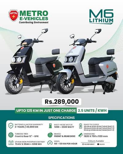 Metro E-Vehicle M6 2026