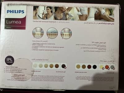 Philips lumea hair removal