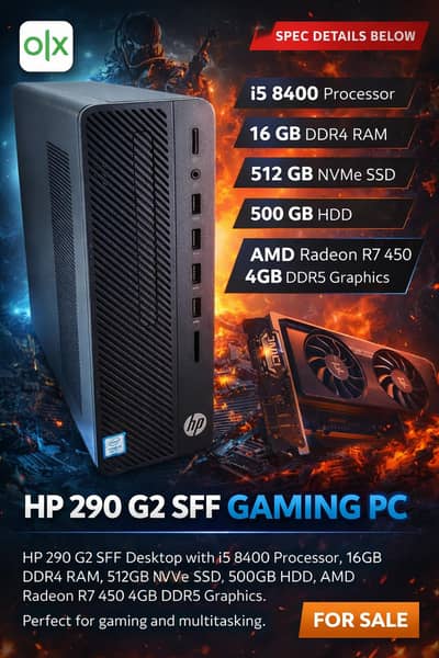 hp 290 G2 sff for sell