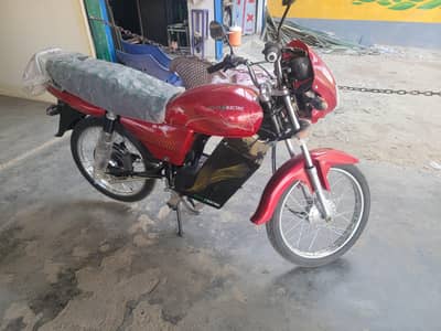 talagang min bike hai aik change par 100 km krta hai