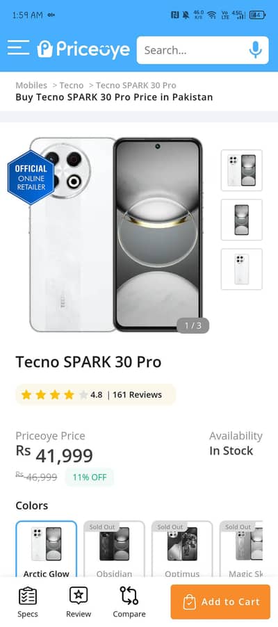 Tecno spark 30 pro