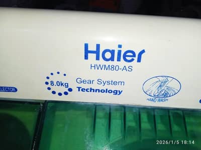 Haier washing machine twin tub model number HWM 80-AS