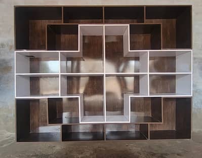 Premium Wooden Display Cabinet/Wall Shelf Unit