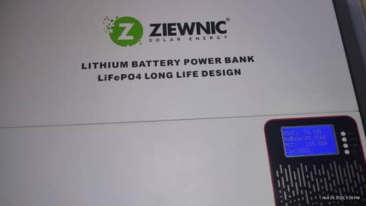 Ziewnic Liwall 120A Lithium Battery 6kW