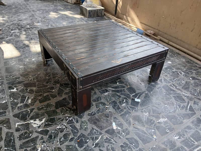 brown dining console table 0