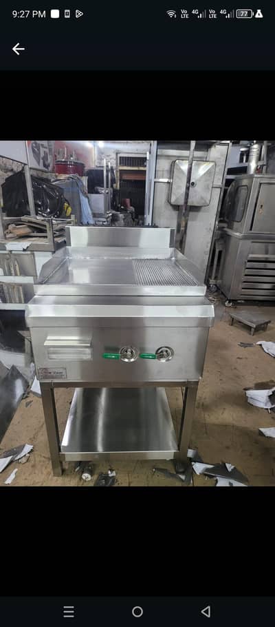 hot plates fryers and pizza oven