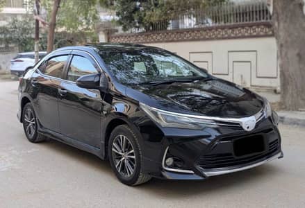Toyota Corolla Grande Black Interior