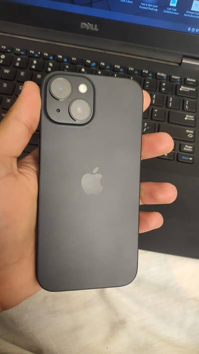 Iphone 15 jv 128 gb black 100 % health 43 cycle count