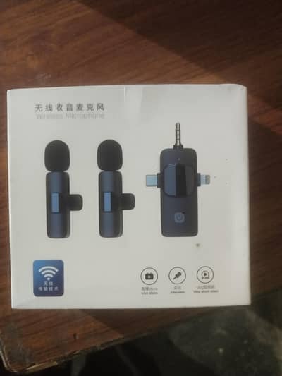 Wireless  Microphone  for Live Show, Interview, Vlog Short videos