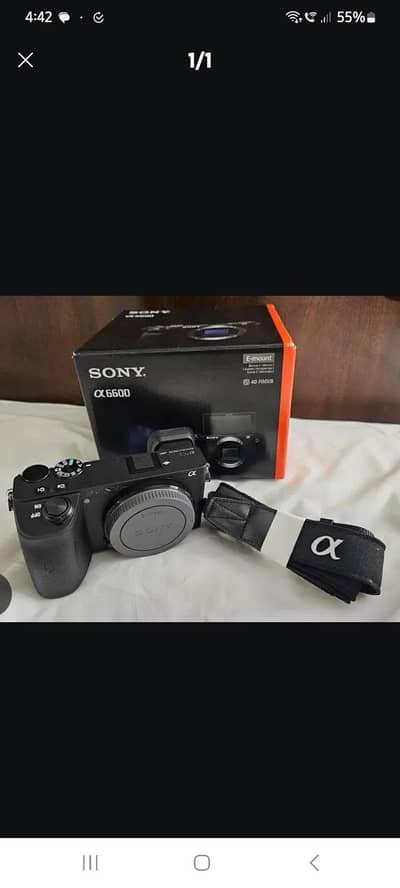 sony 6600 new condtion