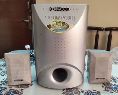 KENWOOD Model SC-2100 2.1 Woden MultiMedia Woofer + 2 Speakers (China)