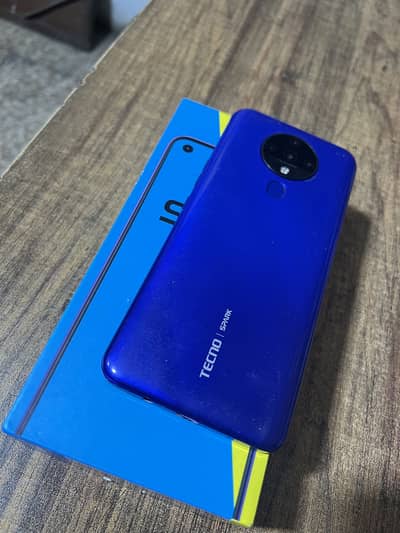 Techno spark 6 with box