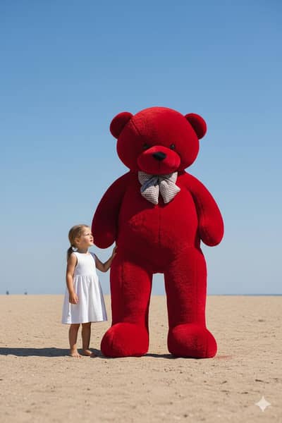 7 Feet Biggest Teddy Bear For Surprise Gift soft Kids plus toy