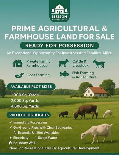 Farmhouse & Cattlefarm Land