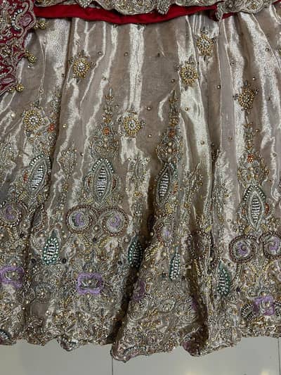 Bridal Barat & Walima Lehanga One Time use for sale