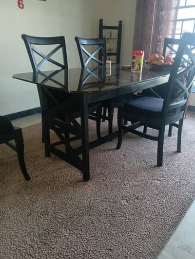 sofa and dining table