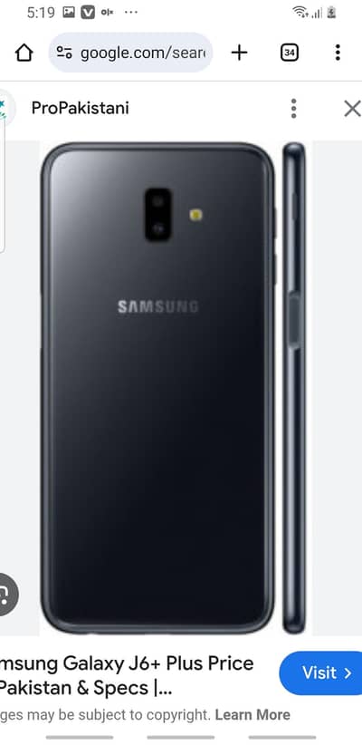 Samsung Galaxy J6+ 10 by 9 condition