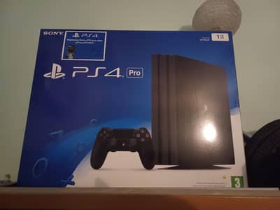 Ps4 Pro 1 Tb with Box  8 Games 2 Controllers