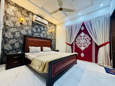 5 Marla Full Furnished House For Rant jinhha Black BahriaTowan Lahore
