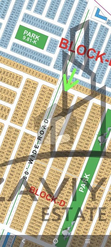 11.20 marla corner + 80ft Road plot available for sale