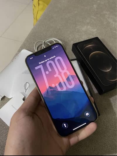 I Phone 12 Promax 256GB Gold