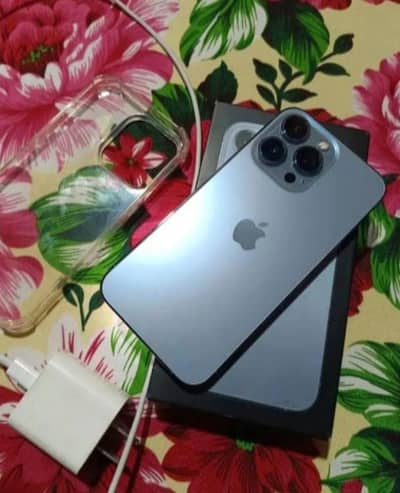 iphone 13pro max 256gb whtsp number 03298995345