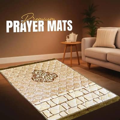 Luxurious Mink Prayer Mat - Gold Series, Soft & Elegant Design
