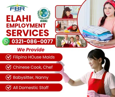 Maids / House Maids / cook / House chef / Baby Sitter maid available