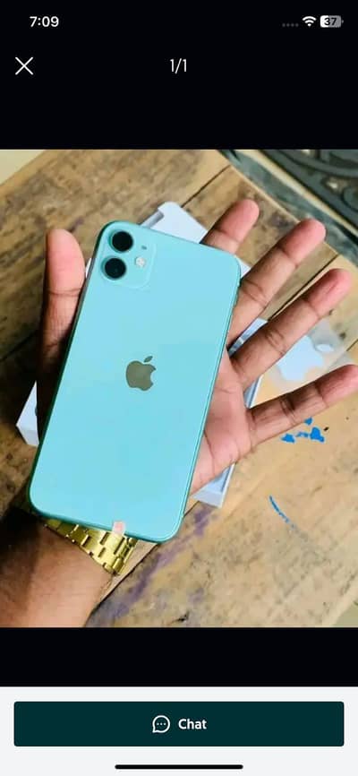 iPhone 11 128 GB memory PTA approved 0319.048. 7547