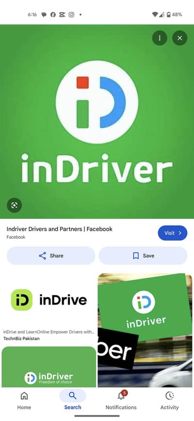 Driver required for In Drive