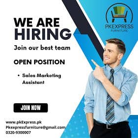 Online Sales & Marketing Staff Required (Male & Female)