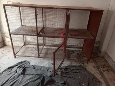 aseel hen cage 2 portion available