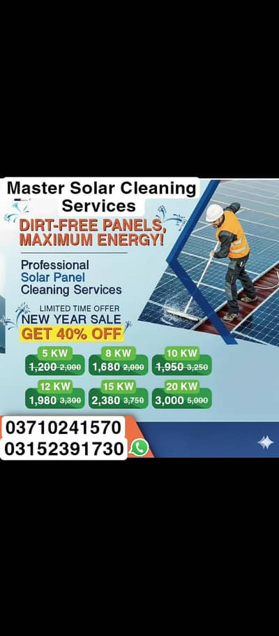 master solar cleaning services
