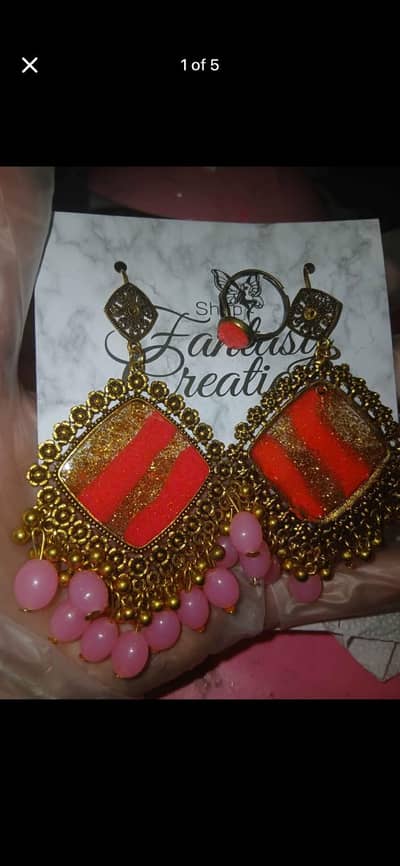 Handmade ladies jewelrycollection earrings, bracelets,noserings,payal