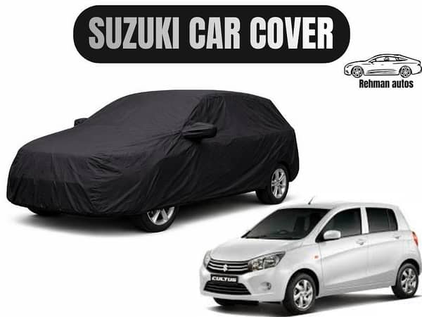 Suzuki Cultus (2017–2022) Double Layer Car Top Cover | Heavy Duty Dust, Sun & Rain Protection | Perfect Fit