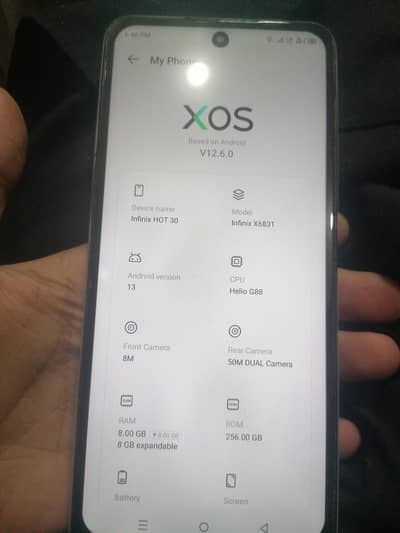 infinix Hot 30 8+8/256gb