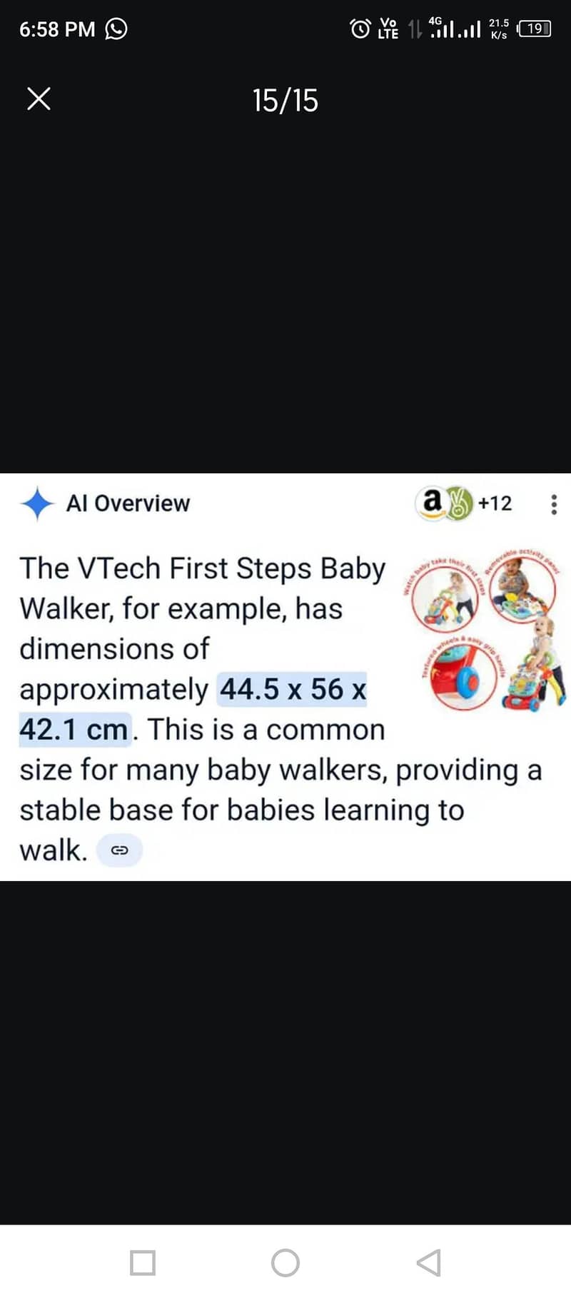 VTech first step baby walker 2