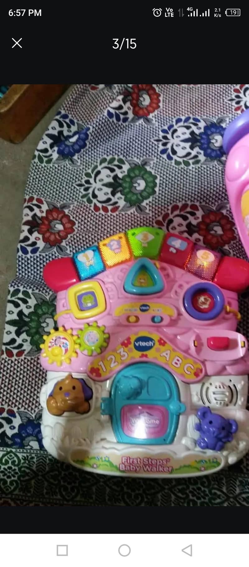 VTech first step baby walker 3