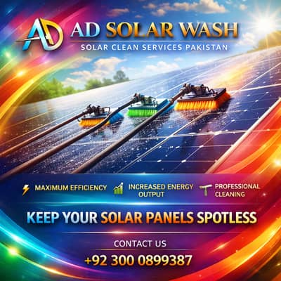 Solar Wash Services, Solar Panel Cleaning, Solar Panel Maintenance