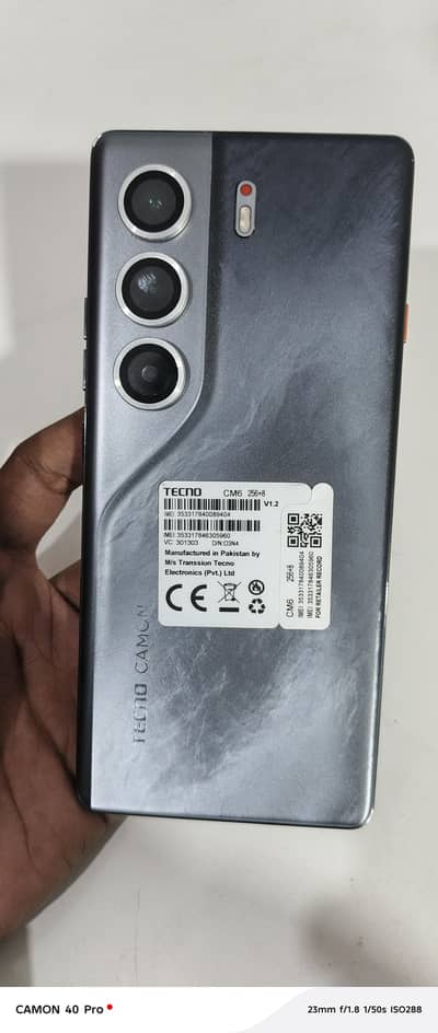 Tecno camon 40 pro 8/256gb