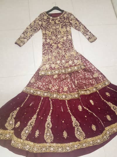 Bought from Zahra Bridal collection,Tariq road, Karachi.
