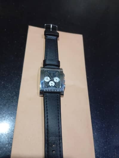 BVLGARI Rettangolo Tank Shape Chronograph Auto Watch