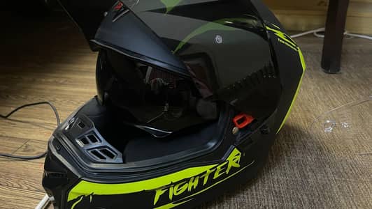 SteelBird Fighter Racing Helmet With 2 Visors