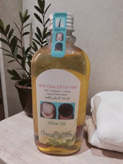 Pure Olive Hair Oil | Natural Hair Growth & Shine Oil