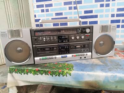 Radio tape recorder sharp 4 bands