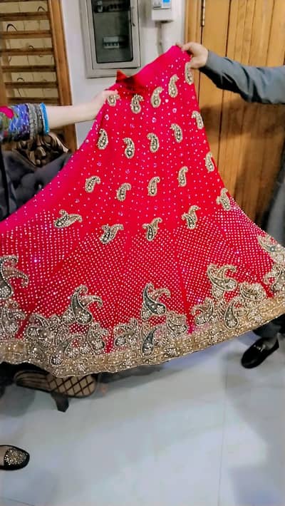 This is bridal dress for wedding in new condition  best looking.